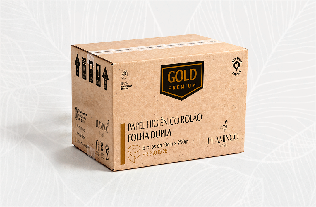 Gold Premium F. Dupla - 10cm x 250m - 8 rolos
